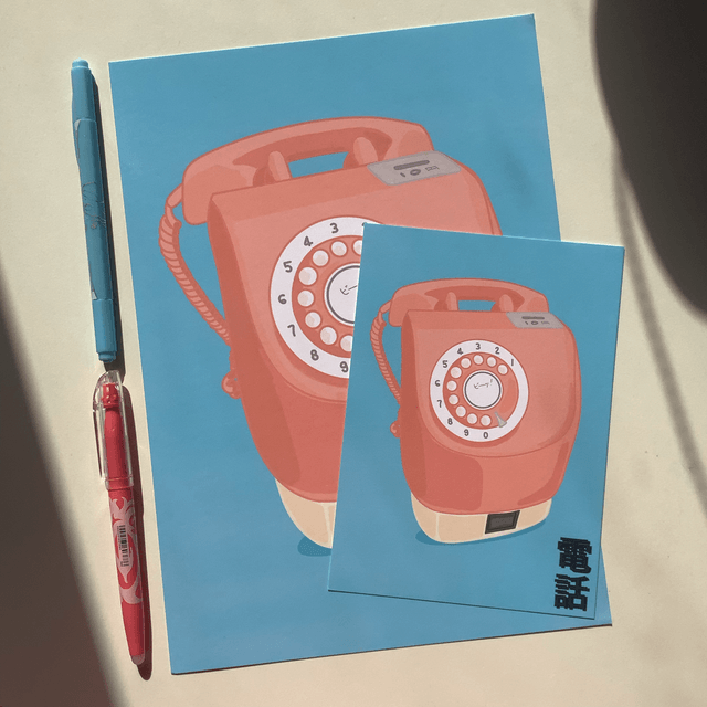 DENWA (téléphone rétro japonais)