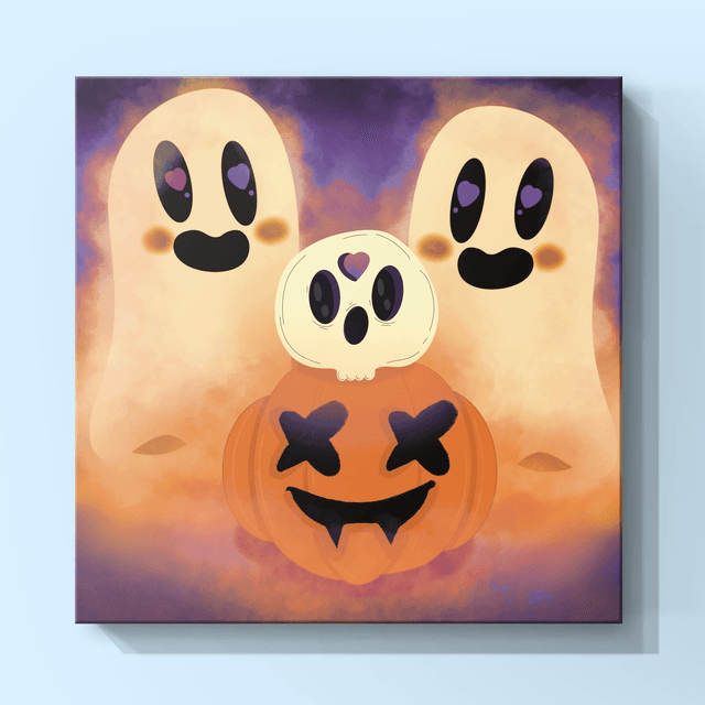 HALLOWEEN : Fantômes citrouille 