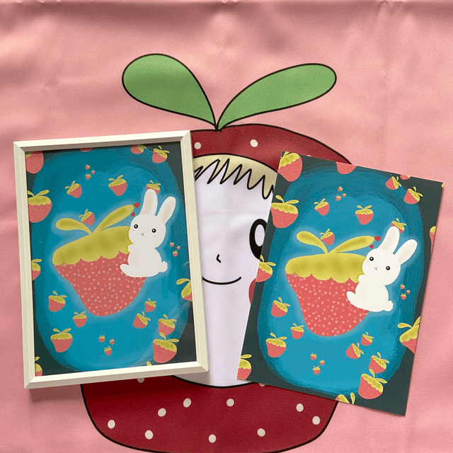 LAPIN AUX PAYS DES FRAISES